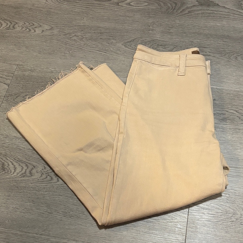 Judy Blue Jeans High Waist Wide Leg Cropped Pants